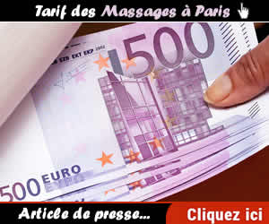 TARIFS DES MASSAGES A PARIS